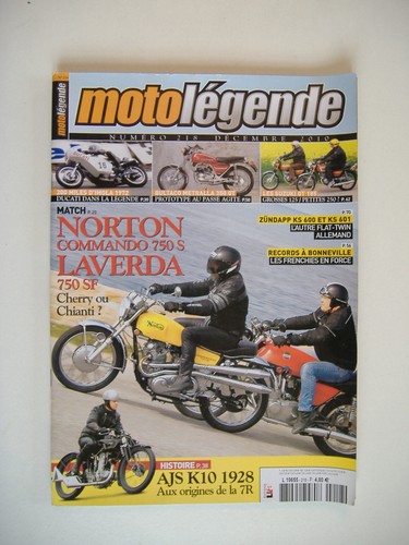 Moto legende 218 - moto, norton