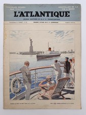 Paquebot normandie 1er - normandie, voyage