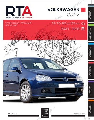 Revue technique automobile rta - technique,