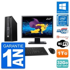 PC HP Z240 SFF Ecran 22" Intel