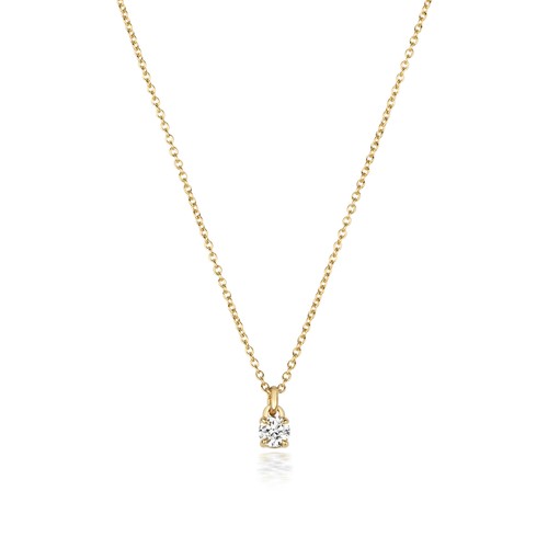 Pendentif chaîne or - et,