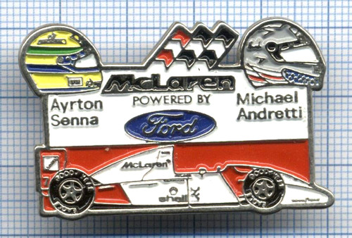 Pin ayrton senna mac - pin's,
