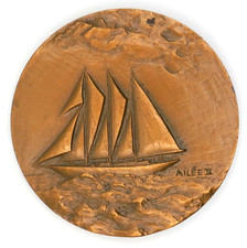 MEDAILLE EN BRONZE- AILE II -