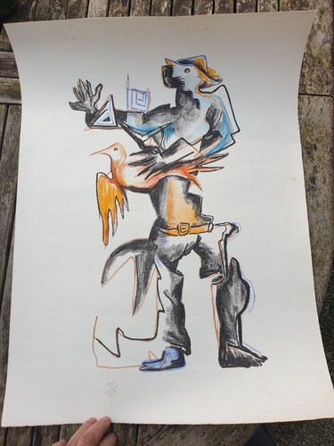 Lithographie zadkine ossip - zadkine,