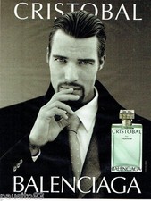 publicité advertising 046  2000  Balenciaga  eau toilette Cristobal F. Herbert