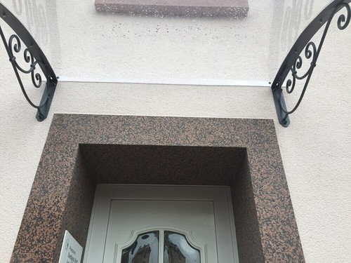 Auvent porte diy entrée - porte, d'entrée