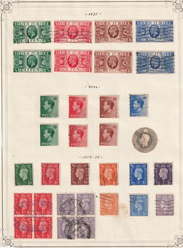 Royaume uni timbres anciens - royaume-uni,