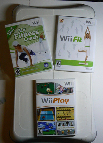Nintendo wii fitness bundle - wii,