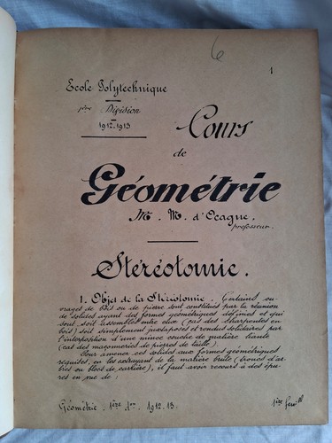 Livre cours géométrie ecole - livre,