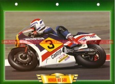 HONDA NS 500 HRC Freddie SPENCER Randy MAMOLA 1983 (1982-1985) Fiche Moto #00929