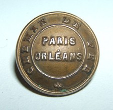 BOUTON DORE CHEMIN DE FER