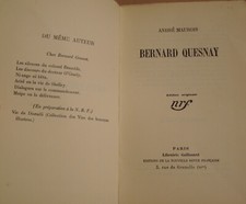 MAUROIS André - BERNARD