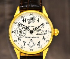 Masonic watch Freemasons Symbols Freemasonry watch custom watch Templars watch