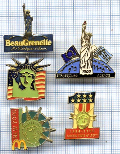 Pins statue liberté 100 - pins, la