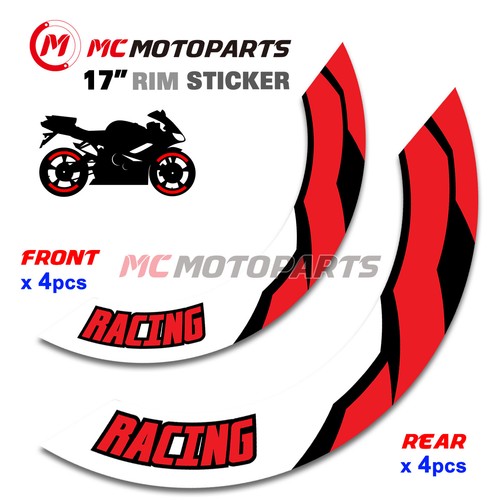 Rim decal wheel sticker - 17",