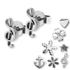 Acier Inox Boucles D'Oreilles