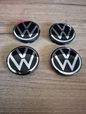 4 Capuchons Originaux VW 56mm Cache Moyeu de Jante Volkswagen 