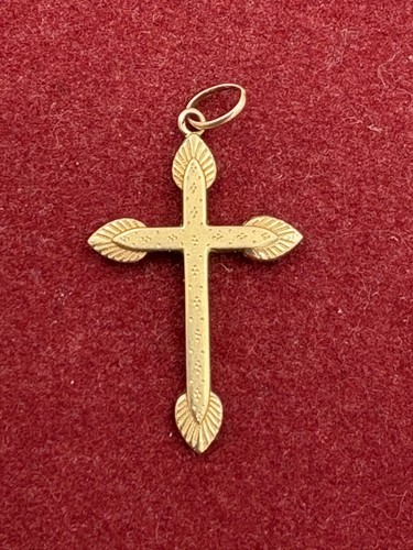 Pendentif croix ancienne or - ancienne,