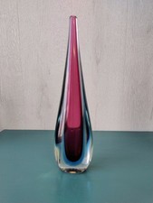 Alessandro Mandruzzato, FLAVIO POLI,  SOMMERSO VASE COULEUR VERRE MURANO 1970