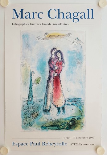 Affiche marc chagall joie - chagall, la