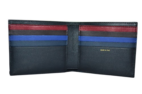 Portefeuille cuir noir à - cuir,