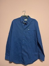 Chemise Lacoste bleu taille 39 en superbe état