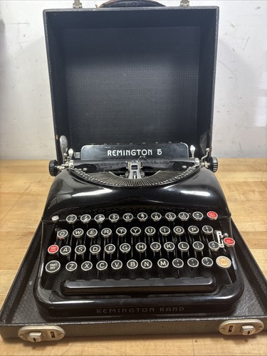 Remington rand typewriter in - 5,