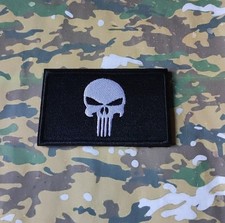 Patch  Punisher Skull velcros