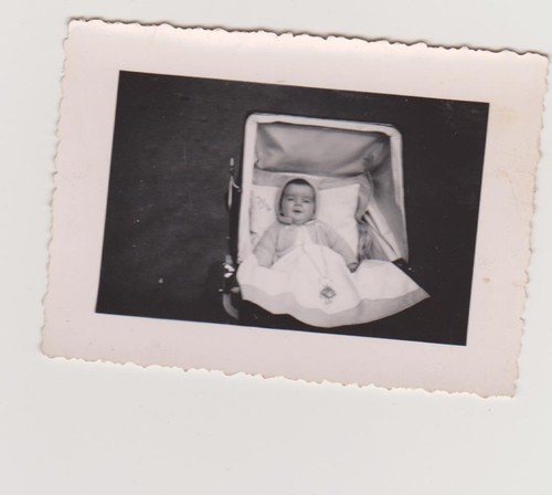 Photo ancienne bebe dans son - bebe,