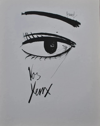 Bernard buffet vos - buffet, yeux