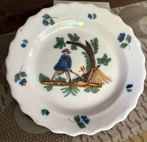 Assiette faience nevers - en, de