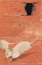 CPA Fantaisie Carte gaufré deux petits rats (253492)