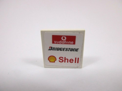 Lego white tile sticker réf - tile, +