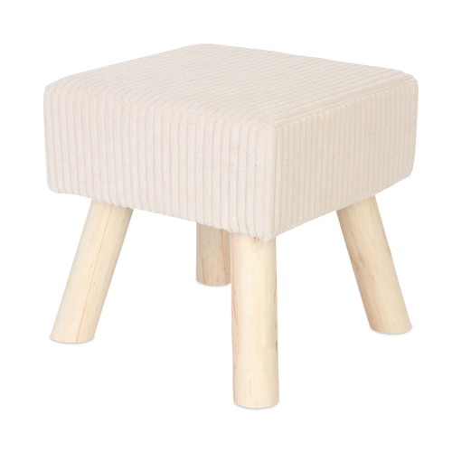 Tabouret velours côtelé - tabouret, en
