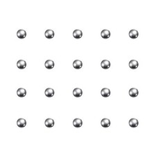 200pcs 5/32" 316L Inox Acier