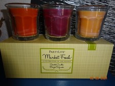 PARTYLITE   TRIO DE  MINI-POTS