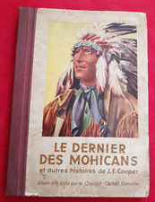 Album N°6 CHOCOLAT CEMOI , LE DERNIER DES MOHICANS , Vignette Images . COOPER