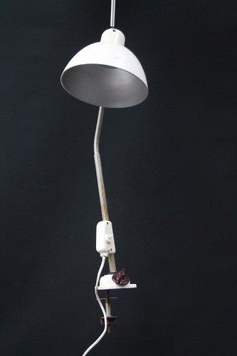 Old gooseneck lamp - old, with