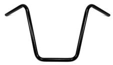 1 Pouce (25,4mm) Guidon Ape Hanger 38cm Noir compatible avec Harley-Davidson