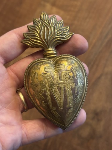 Cœur marie ex voto en - cœur, de