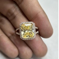 6 CT Champagne Traitée Bague