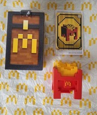 Figurine Minecraft Movie 2025 Mc Donald's Mac Do Menu Cornet de Frites code ok