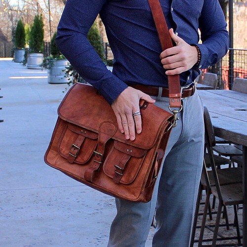Homme chèvre cuir - 18, "