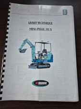 Livret Technique Mini Pelle Ihimer 16N