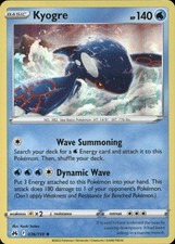 Kyogre Holo Rare CRZ Crown