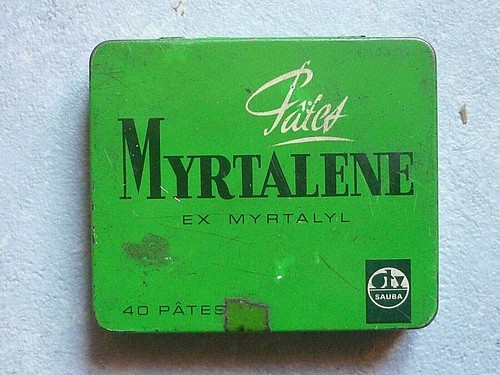 Boite métal pates myrtalène - boite,
