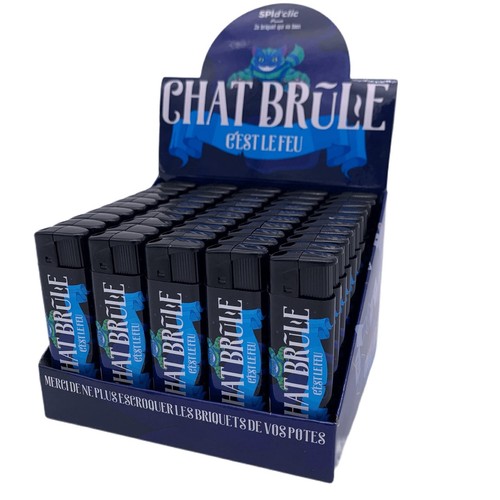 Briquet chat brule boite de - briquet,