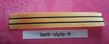 R0316 ruban galon grade environ 14cm doré capitaine pour patch fourreau etc 