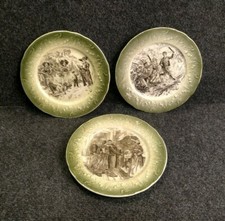 Lot 3 assiettes Lunéville K&G