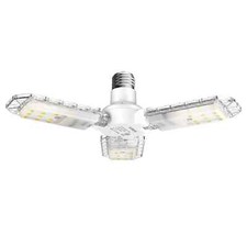 Garage à LED 22W=300W Blanc Froid Plafonnier Pliable 2700lm E27 5000K CE SANSI